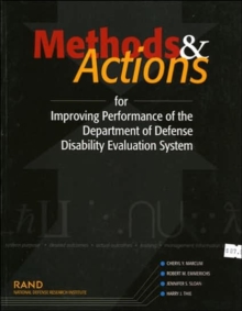Image for Methods and Actions for Improving Performance of the Department of Defense Disability Evaluation System 2002