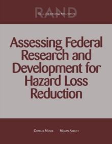 Image for Assessing Federal Research and Development for Hazard Loss Reduction