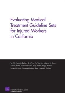 Image for Evaluating Medical Treatment Guideline Sets for Injured Workers in California
