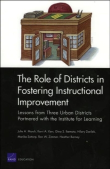 Role of Districts in Fostering Instructional Improvement