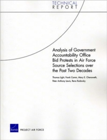 Image for Analysis of Government Accountability Office Bid Protests in Air Force Source Selections Over the Past Two Decades