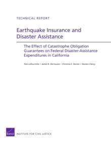 Image for Earthquake Insurance and Disaster Assistance