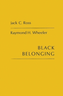 Image for Black Belonging