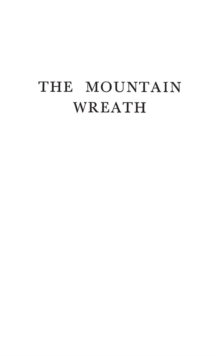 Image for The Mountain Wreath of P.P. Nyegosh