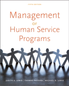 Image for Management of Human Service Programs