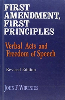 First Amendment, First Principles