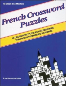 Image for Games: French Crossword Puzzles : 48 Crossword Puzzles for Beginning Through to Intermediate Students