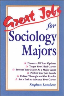 Image for Great Jobs for Sociology Majors