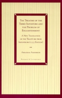 Treatise of the Three Impostors and the Problem of Enlightenment