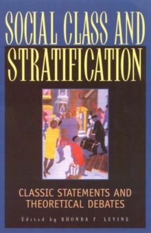 Social Class and Stratification