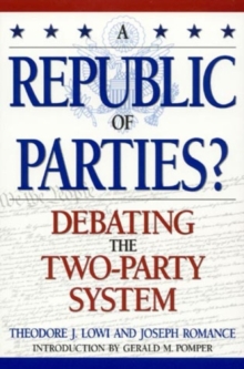 Image for A Republic of Parties?