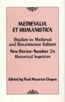 Image for Medievalia et Humanistica, No. 24