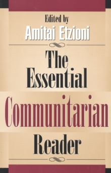 Image for The essential communitarian reader