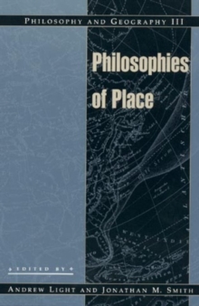 Image for Philosophies of place