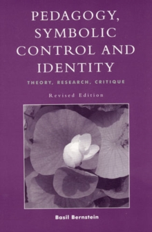 Image for Pedagogy, Symbolic Control, and Identity