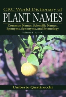 Image for CRC World Dictionary of Plant Names