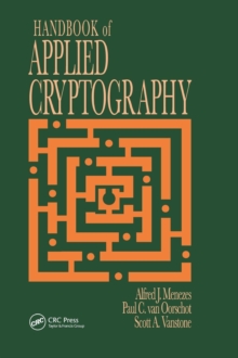 Image for Handbook of applied cryptography