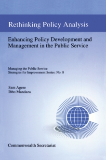Image for Rethinking Policy Analysis