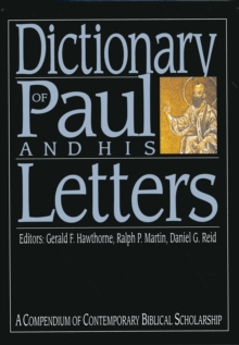 Image for Dictionary of Paul and his letters