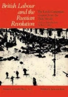 British Labour and the Russian Revolution