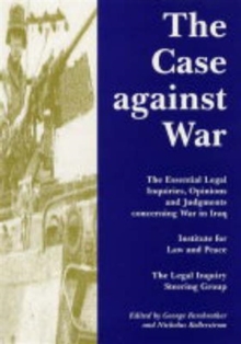 Image for The Case Against War