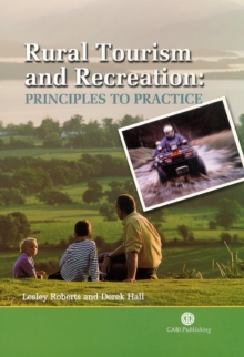Image for Rural tourism and recreation  : principles to practice
