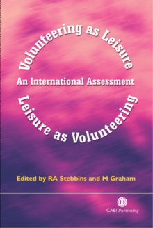 Image for Volunteering as Leisure/Leisure as Volunteering