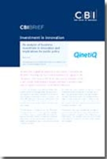 Image for Investment in Innovation Brief