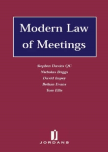Image for Modern Law of Meetings