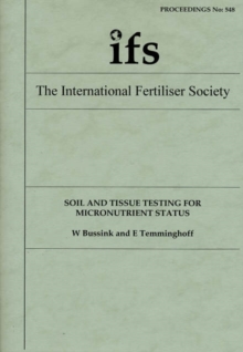 Image for Soil and Tissue Testing for Micronutrient Status