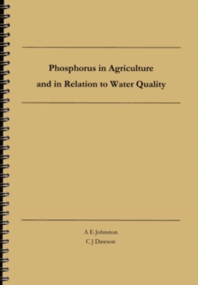 Image for Phosphorus in Agriculture and in Relation to Water Quality