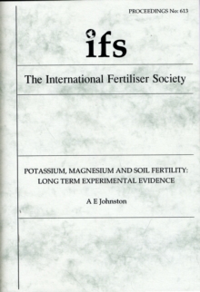 Image for Potassium and Soil Fertility : Long Term Experimental Evidence
