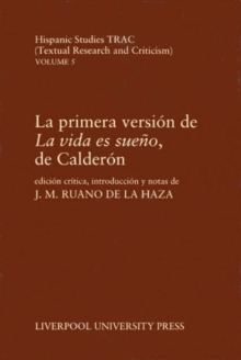 Image for La Primera Version de la "Vida es Sueno" de Calderon