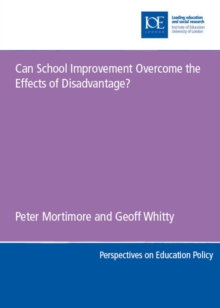 Image for Can school improvement overcome the effects of disadvantage?