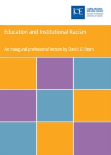 Image for Education and institutional racism
