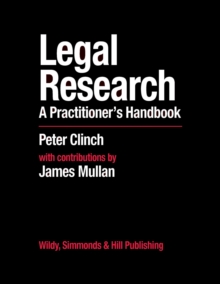 Image for Legal research  : a practitioner's handbook