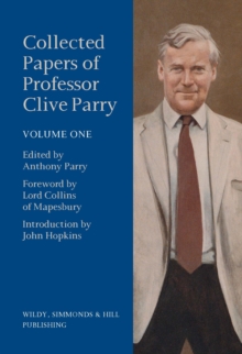 Image for Collected Papers of Professor Clive Parry (2 Volumes)