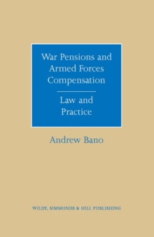 Image for War pensions and armed forces compensation  : law and practice