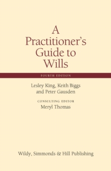 Image for A practitioner's guide to wills