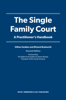 Image for The single family court  : a practitioner's handbook
