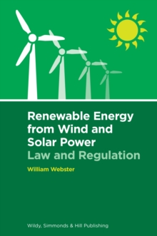 Image for Renewable energy from wind and solar power  : law and regulation