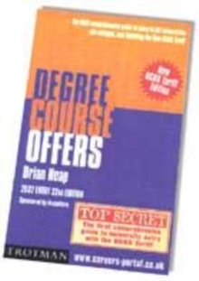 Image for Degree course offers  : the only comprehensive guide on entry to UK universities and colleges including the new UCAS tariff