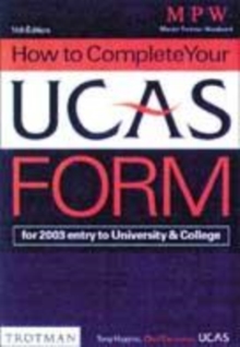 Image for How to complete your UCAS form for 2003 entry