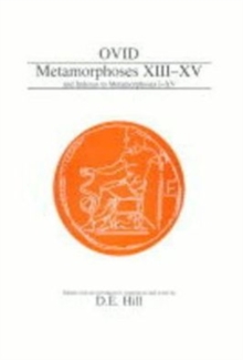 Image for Ovid: Metamorphoses XIII-XV (plus indexes to all volumes)