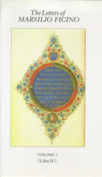 The Letters of Marsilio Ficino