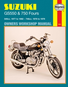 Suzuki GS550 (77 – 82) & GS750 Fours (76 – 79) Haynes Repair Manual