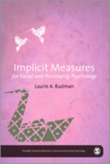 Image for Implicit Measures for Social and Personality Psychology