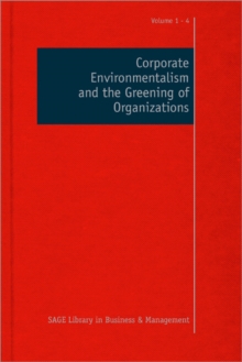 Image for Corporate environmentalism and the greening of organizations