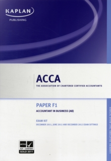 Image for Accounting in business (AB/FAB)  : ACCA paper F1 FIA Diploma in Accounting and Business: Exam kit