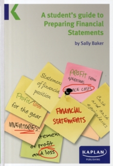 Image for A Students Guide to Preparing Financial Statements